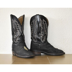 E0 Auth LUCCHESE Classics Handmade Stingray Western Exotic Cowboy Boots Sz 8.5 D